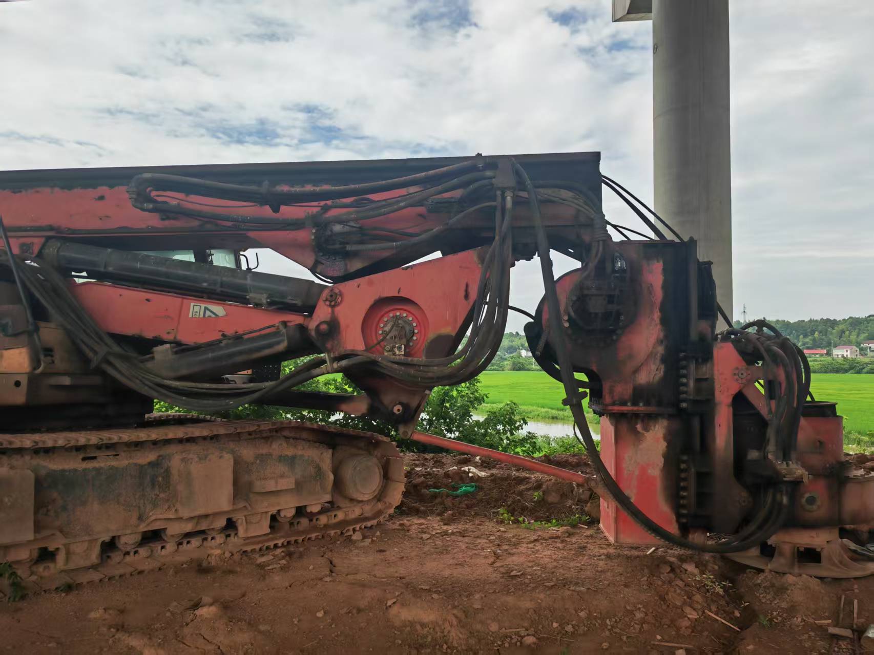 1 Used SANY SR280R Rotary Drilling Rig with Winch Crowd System - চিত্র 1