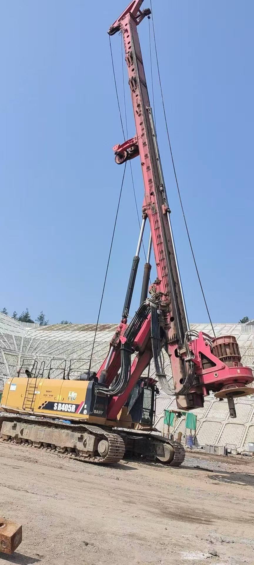 SR405R-full-rig Used SANY SR405R Rotary Drilling Rig 2020 - ภาพ 1