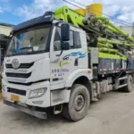 2023 Zoomlion concrete pump truck 38 meters installed FAW Jiefang chassis for sale